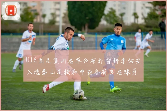 U16国足集训名单公布朴智轩李佑安入选泰山足校和申花各有多名球员参与